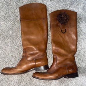 Frye boots size 9.5 riding boot leather